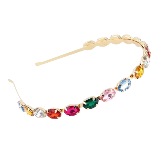 Oval Jewel Headband