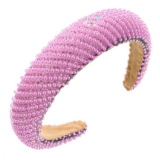 Diagonal Pearl Headband
