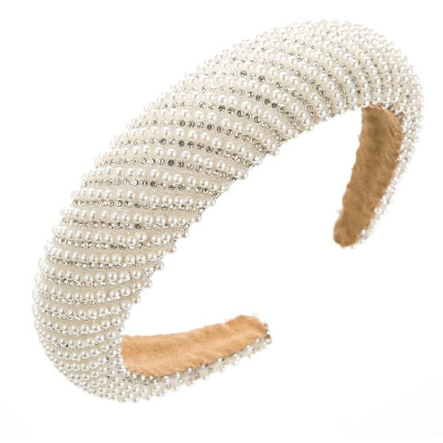 Diagonal Pearl Headband