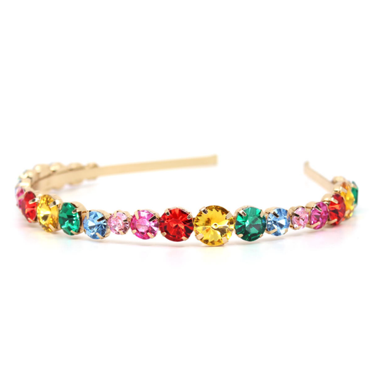 Rainbow Jewel Headband