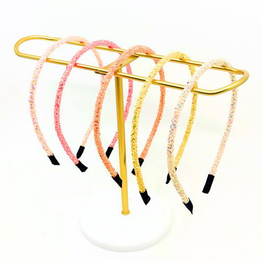 Sunshine Glitter Headbands