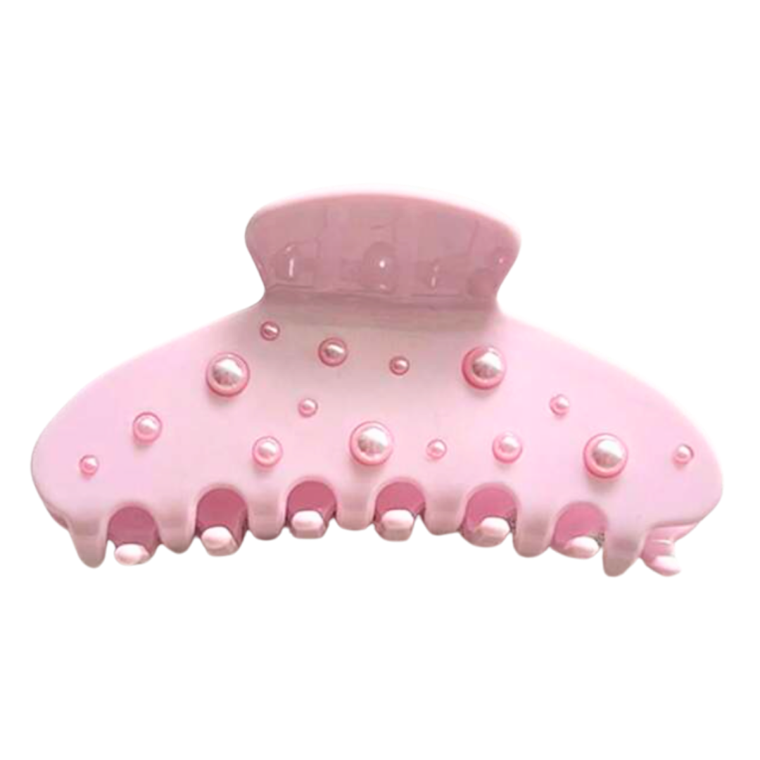 Pink Pearl Claw Clip